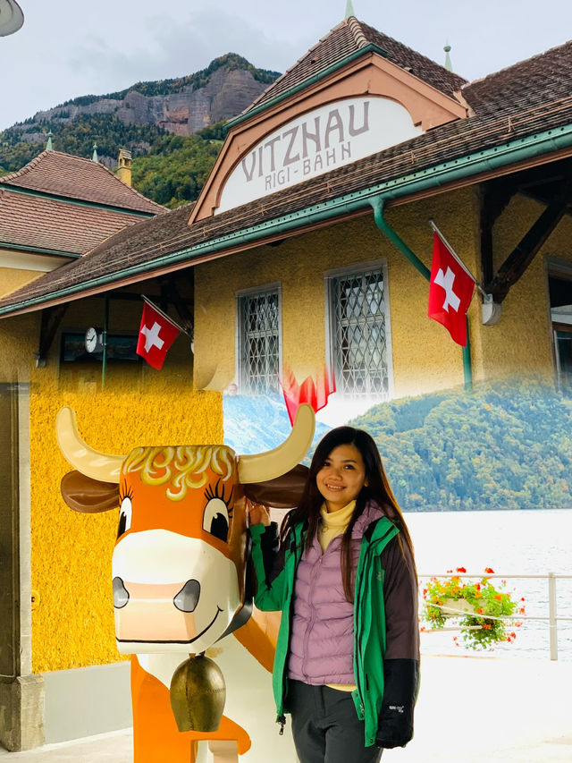 Embracing the Mystique of Rigi Kulm on a Gloomy Alpine Day