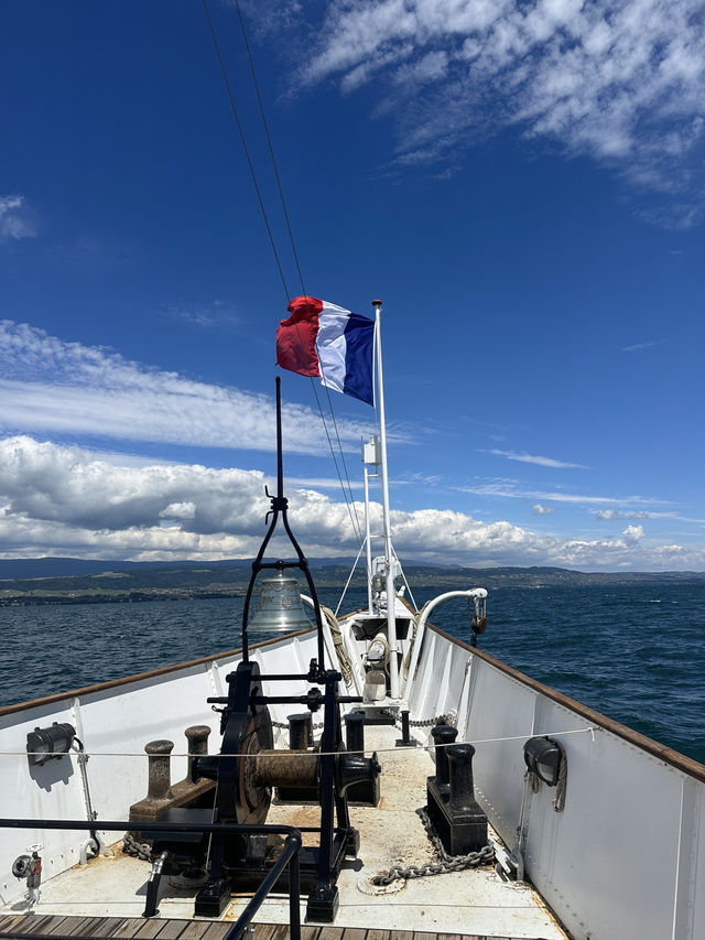 🇨🇭船河遊日內瓦湖⛲️近距離觀賞日內瓦大噴泉