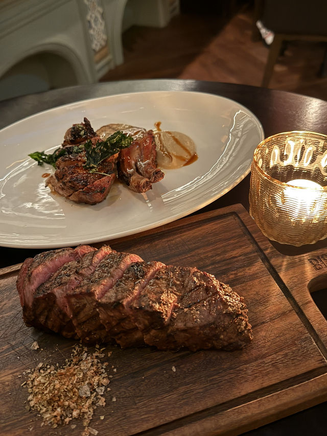 🇸🇬 Anniversary Bliss: Steak, Oysters, and Sweet Surprises at Bistecca Tuscan 