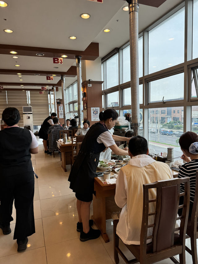 【済州旅行】 タクシー運転手さんイチオシの黒豚焼肉店