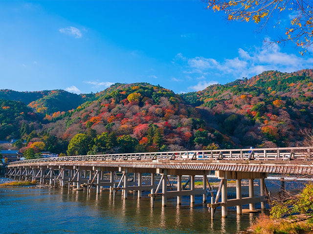 依傍翡翠色～渡月到嵐山