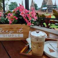 คาเฟ่วิววัดไชยวัฒนาราม 