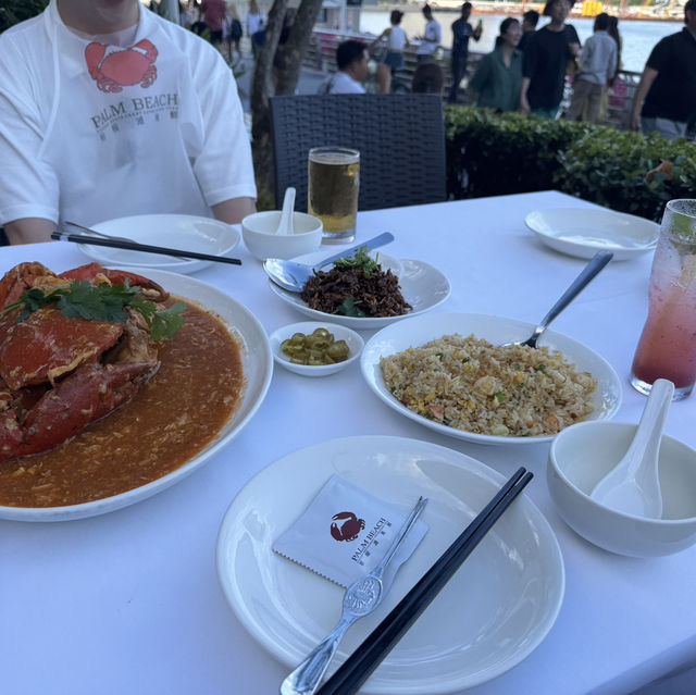 싱가포르 머라이언파크 맛집 팜비치 시푸드 레스토랑