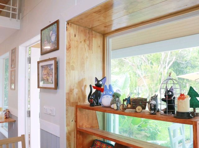 พุดดิ้งน้องแมวที่ Cafe Tiny House 