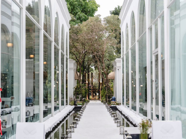 WhiteLine, the art of dining in white."