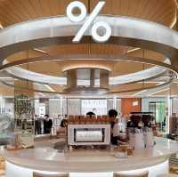% Arabica • Central Chidlom, BKK