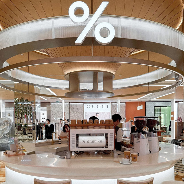% Arabica • Central Chidlom, BKK