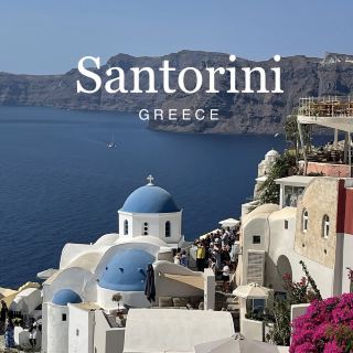 🌊 Santorini | A Blue Dream in the Aegean Sea 🇬🇷