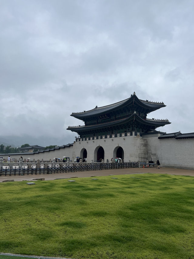 광화문과 경복궁 근정전