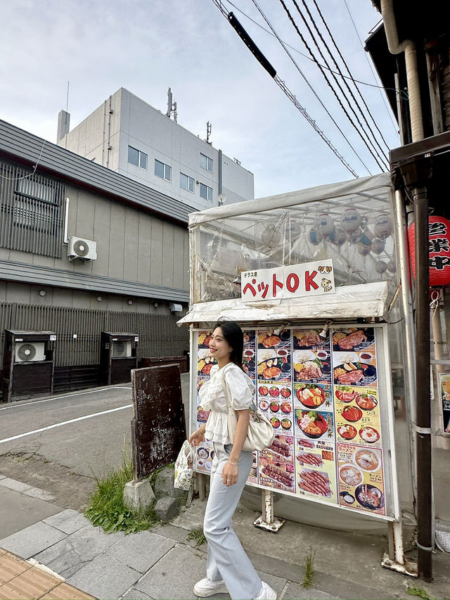 오타루 여행 중 유리 공예 상점!