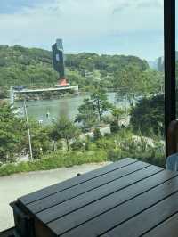 🌅 저수지 위 감성 휴식처, 카페 파티5