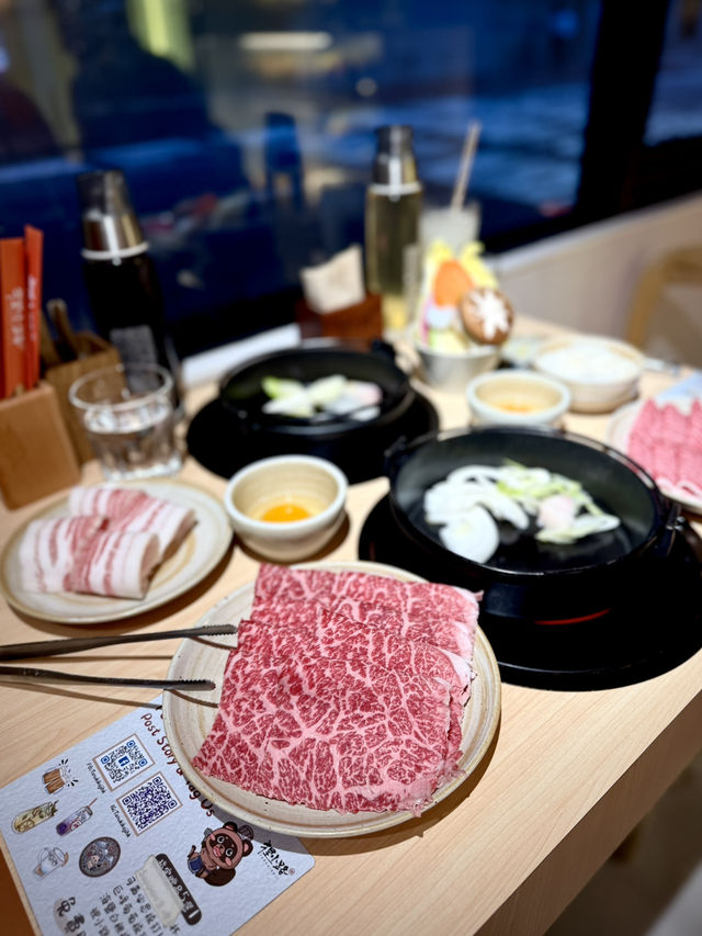銅鑼灣高質Sukiyaki❤️ 霜降北海道十勝產黑毛和牛😍