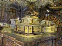 The Royal Mausoleum of Khai Dinh in Sparkling Gold