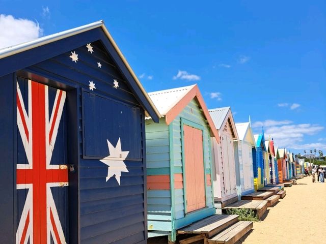 Brighton Bathing Boxes มุม📸ที่ไม่ต้องแต่งก็ปัง!