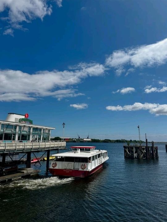 Walking around Mermaid Quay and enjoying beautiful scenery over the bay, plenty of shops to pop into