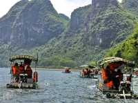“Yulong River: Bamboo Rafts, Karst Peaks & Countryside Dreams – A Quiet Escape near Yangshuo”