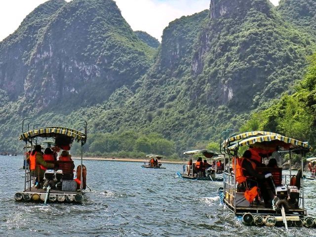 “Yulong River: Bamboo Rafts, Karst Peaks & Countryside Dreams – A Quiet Escape near Yangshuo”