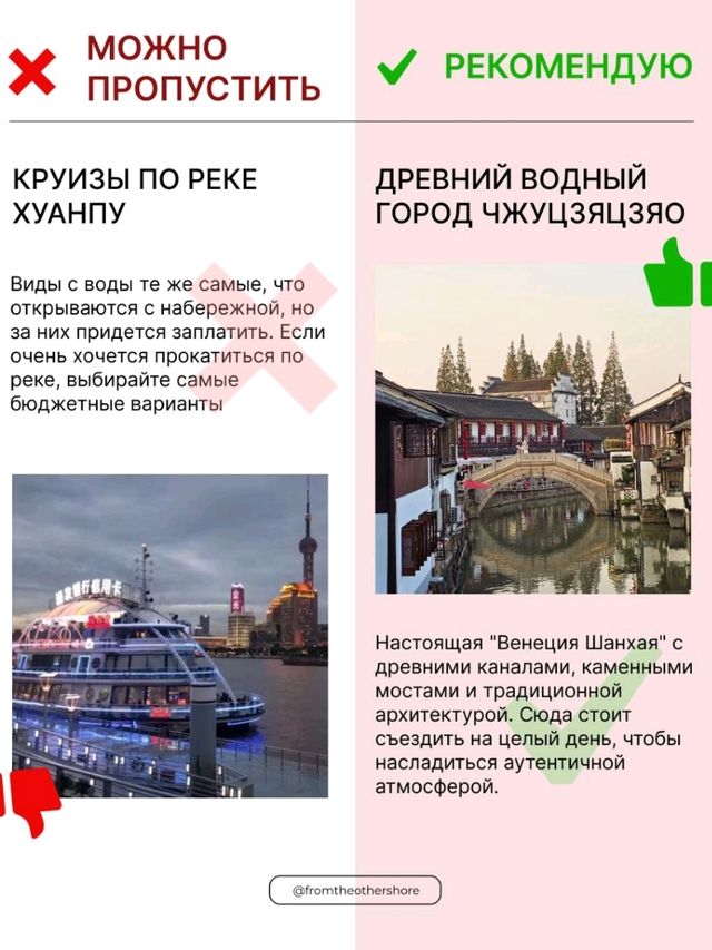 Шанхай: что пропустить, а что посетить