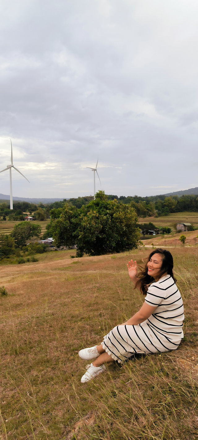 San Lorenzo Wind Farm Lookout Point in Guimaras, Philippines