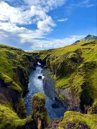 “Beyond the Curtain of Skógafoss”