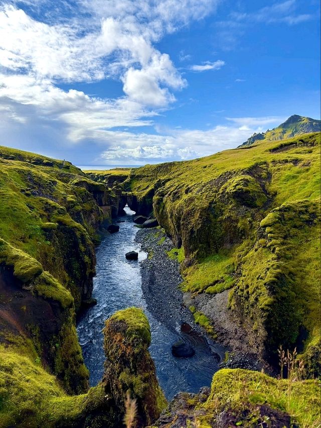 “Beyond the Curtain of Skógafoss”