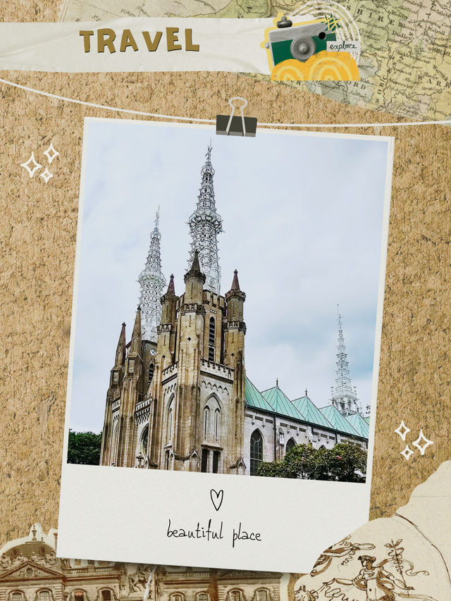 ⛪✨ “Gothic Grandeur in the Heart of Jakarta” ⛪✨ “Gothic Grandeur in the Heart of Jakarta”