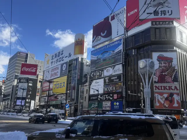 札幌最誇張的大招牌集中地