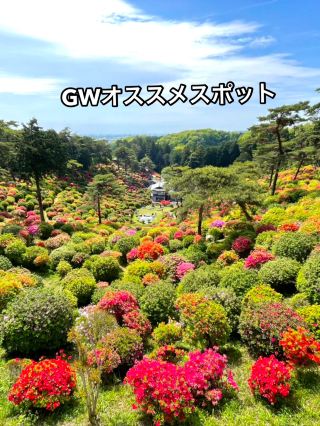 【GWオススメスポット Part5】  視界を埋め尽くすツツジの園 と昭和レトロな