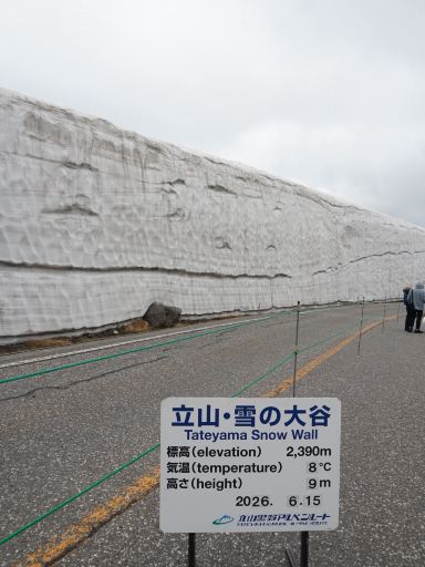 【サボ　愛称板】（表）立 山 TATEYAMA（裏） アルペン ALPINE 壮大な立山アルペンアドベンチャー：一日で四季を体験
