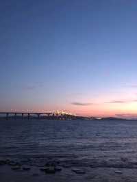 金門｜湖下海堤 • 讓我戀戀不捨的夕陽美景，每天都看不膩