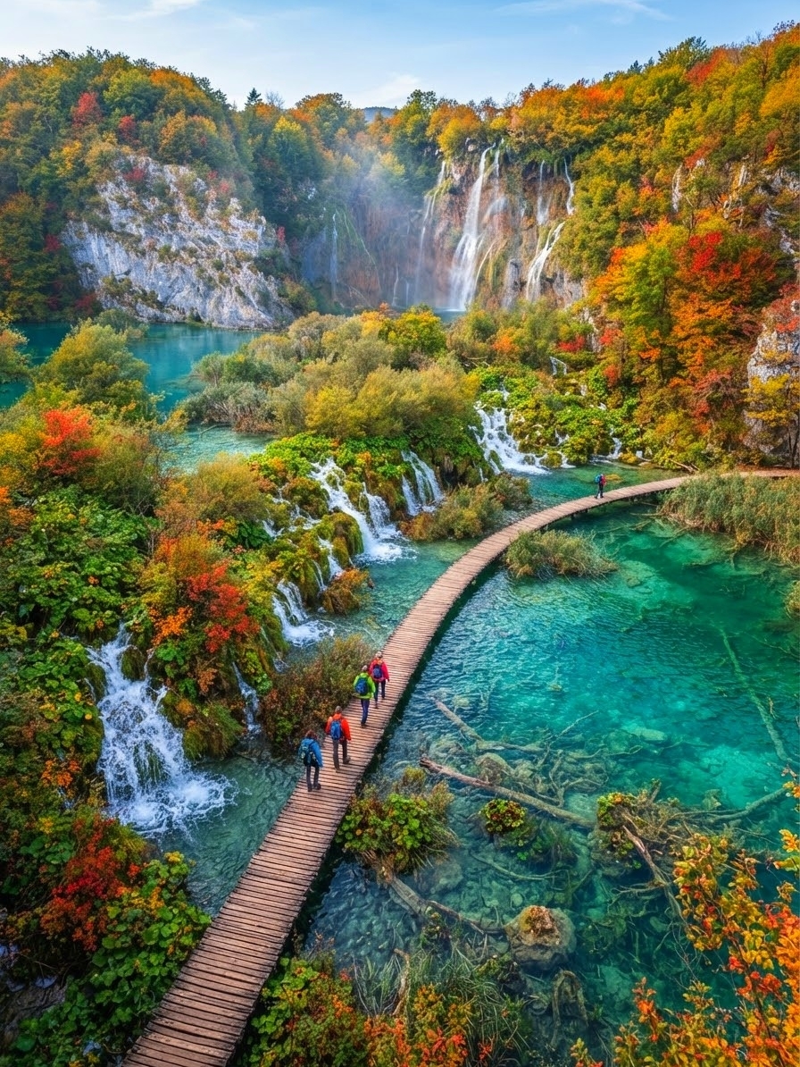Vườn quốc gia hồ Plitvice là một trong những điểm tham quan tự nhiên nổi tiếng nhất Croatia, tự hào sở hữu 16 hồ nước màu ngọc lam ngoạn mục và những thác nước trải dài như trong truyện cổ tích. Công viên nổi tiếng với cảnh quan karst tinh tế. Cho dù bạn yêu thiên nhiên hay thích chụp ảnh đẹp, nơi này sẽ mang đến cho bạn những trải nghiệm tuyệt vời ngoài sức tưởng tượng!

Gợi ý lịch trình
Lời khuyên tốt nhất khi tham quan là nên vào công viên lúc 7 giờ sáng, sẽ dễ dàng chụp ảnh hơn vì ít người hơn, và trải nghiệm tham quan sẽ thoải mái hơn nhiều. Công viên chủ yếu được chia thành hai lối vào, phía bắc và phía nam, và nên chọn lối vào theo thời gian của bạn: tuyến đường cổng phía bắc (Lối vào 1) có nhiều thác nước và điểm chụp ảnh kinh điển hơn, cổng phía nam (Lối vào 2) phù hợp hơn cho việc đi bộ thư giãn bên hồ.

Các tuyến đường tham quan được đề xuất
Nhìn chung, nên chọn tuyến đường H cổ điển, khoảng 4 đến 6 giờ, đủ để tham quan các hồ lớn nhỏ và các thác nước chính, không quá vội vàng, nhưng cũng cảm nhận được vẻ đẹp dọc đường theo thể lực và thời gian của bạn. Tuyến đường H bao gồm một chuyến đi thuyền và một chuyến tàu nhỏ đưa đón trong công viên: bắt đầu từ cổng phía bắc, đi qua một số thác nước ngoạn mục, sau đó đi thuyền đến khu vực Hồ Lớn trung tâm, và cuối cùng đi xe buýt trở lại điểm xuất phát, rất thuận tiện.

Những điểm tham quan/chụp ảnh không thể bỏ qua:

· Thác Veliki: Thác nước cao nhất và ngoạn mục nhất trong công viên
· Leo núi Hẻm núi Gỗ ở Khu vực Hồ phía trên: Leo núi trong hẻm núi gỗ để ngắm nhìn các tầng hồ
· Du thuyền trên hồ: Nằm giữa hồ xanh mướt và ghi lại những hình ảnh phản chiếu tuyệt vời
· Đài quan sát Okrugljak: Một trong những điểm ngắm cảnh toàn cảnh đẹp nhất của hồ

Mẹo tham quan:

1. Nên mang giày thể thao chống trơn trượt hoặc giày leo núi, vì một số hẻm núi gỗ ẩm ướt và trơn trượt.

2. Nhớ mang theo đồ ăn nhẹ, nước uống và áo khoác, vì các lựa chọn ăn uống trong công viên rất hạn chế.

3. Mùa xuân có nhiều nước nhất; mùa hè có nhiệt độ lý tưởng, thu hút nhiều khách du lịch; mùa thu và mùa đông có màu sắc rõ rệt, nhưng ngày ngắn nên cần đến vườn sớm. 4. Hãy tuân thủ hướng dẫn của khu vườn và không rời khỏi hẻm núi gỗ hoặc bơi xuống hồ để tránh phá hoại hệ sinh thái tự nhiên.

5. Mua vé trực tuyến trước sẽ tiện lợi hơn, vé sẽ không được bán tại chỗ sau 16:00.

Lưu ý: - Khu thắng cảnh mở cửa từ 07:00 – 19:00 quanh năm (bán vé cuối cùng: 16:00).

· Vé vào cửa bao gồm xe đưa đón và thuyền trên hồ, không có phí riêng biệt nào khác.

· Khu vực công viên rộng lớn, tuyến đường được phân chia phù hợp với thời gian và thể lực, không cần phải đi hết toàn bộ khu vực.

Cho dù bạn thư giãn một mình hay tận hưởng khung cảnh cùng người yêu/gia đình, những thác nước tuyệt đẹp ở Vườn quốc gia Quần đảo Hồ Plitvice chắc chắn sẽ để lại những kỷ niệm khó quên.

Chủ đề: #Mười Sáu Hồ #Du Lịch Croatia #Kỳ Quan Thiên Nhiên #Ảnh Thác Nước #Gợi Ý Đi Bộ Đường Dài