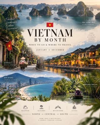 🇻🇳 Vietnam By Month – The Ultimate Guide on When to Go & Where to Explore
