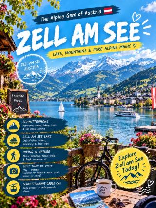 🇦🇹 Zell am See, Austria: A Fairytale Town Between Lake & Alps ⛰️