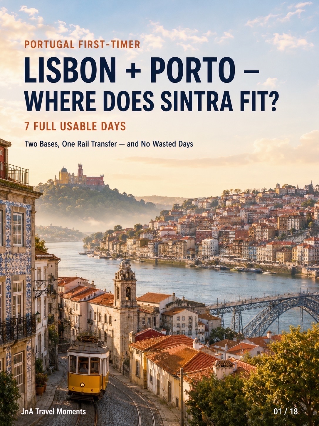 Portugal 7-Day Plug-and-Play Itinerary: Lisbon + Porto — Where Does Sintra Fit?
