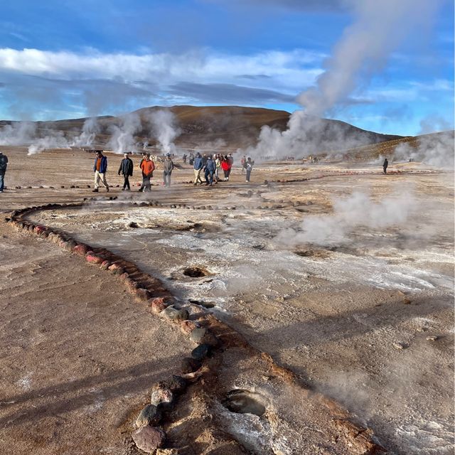 el Tatio Geysers, Yellow Stone in Chile 