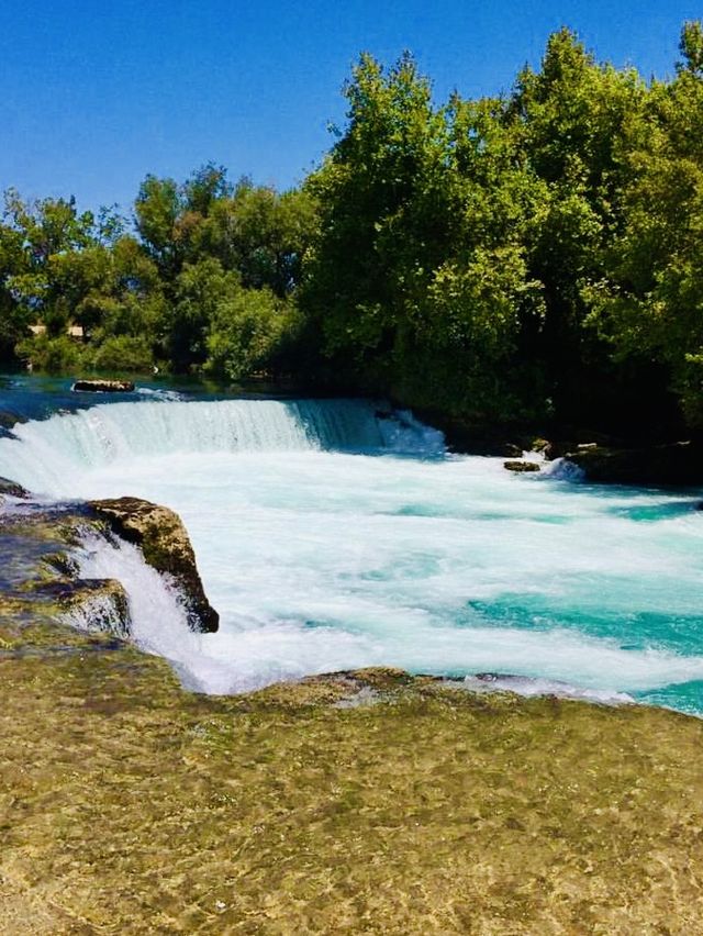 Beautiful Waterfall In Idylic Setting