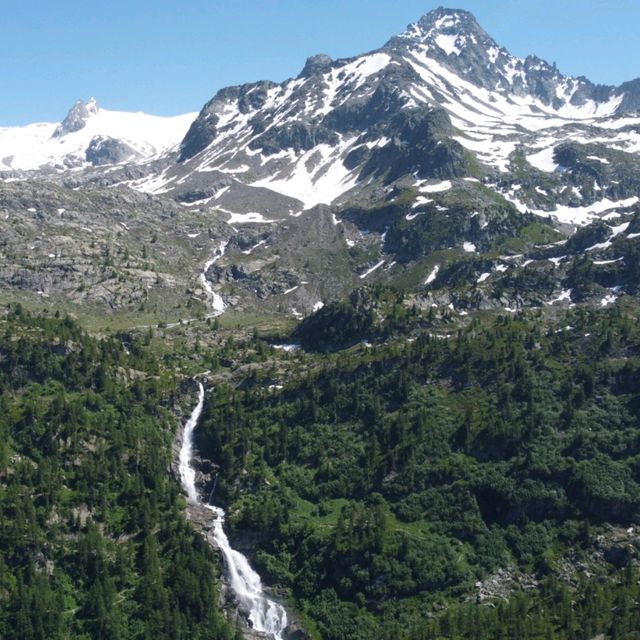 Rutor Waterfalls - Hiking trail