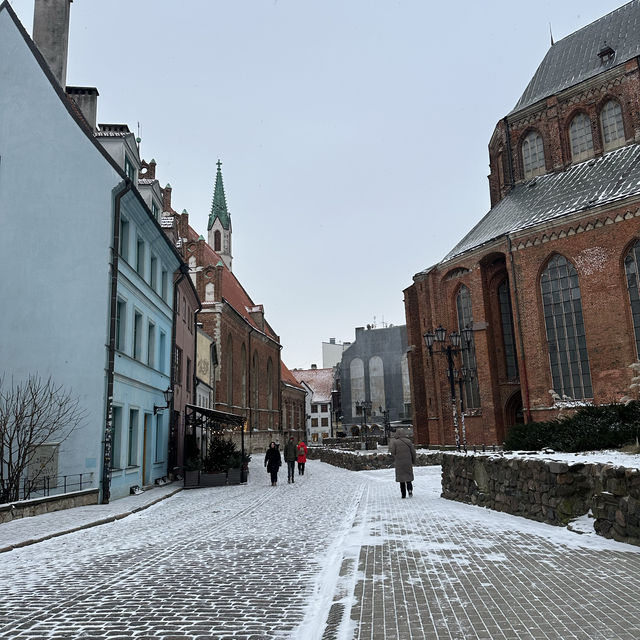 💡Riga, Latvia 🇱🇻 #snow