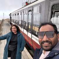 “A Rain-Kissed Adventure on the Snowdon Mountain Railway: Breathtaking Views and a Thrilling Journey