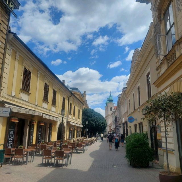 Pécs, the city center is gorgeous.