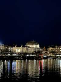 Chill, Lights & Lakeside Magic – An Afternoon-to-Night Walk at Lake Zürich 🌙🌫️  