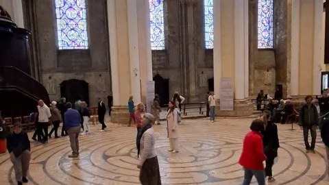 Chartres Cathedral — the magic of the labyrinth and blue stained glass. — traveler post in Chartres