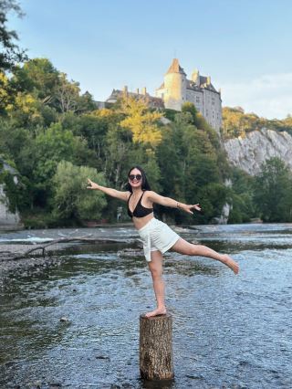 While in Dinant, Belgium