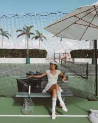 Tennis Nostalgia at @wsouthbeach's Summer Camp