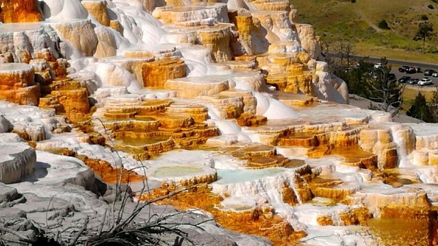 黃石公園寶藏景點超酷的猛瑪溫泉