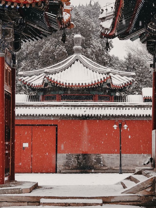 北京小眾賞雪地，不愧是京西小故宮