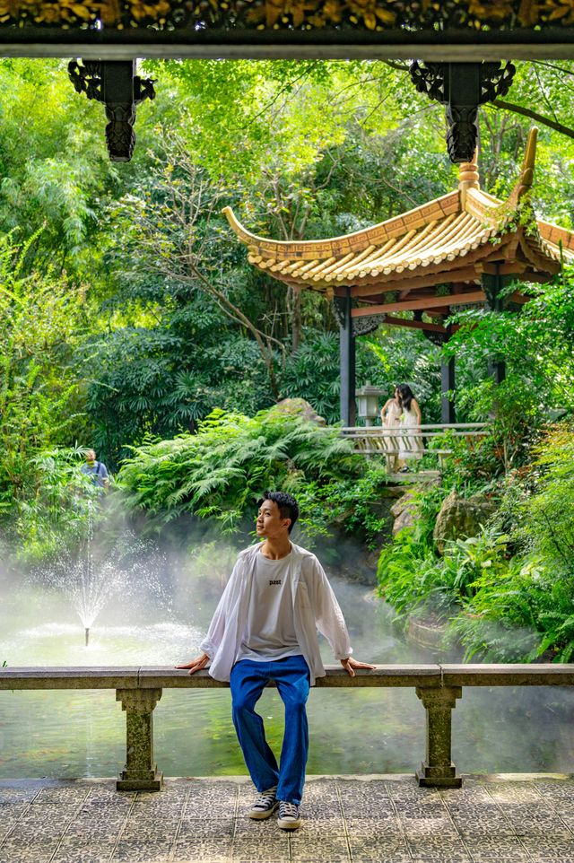 不是蘇州林園，是藏在廣州的蘭圃公園！