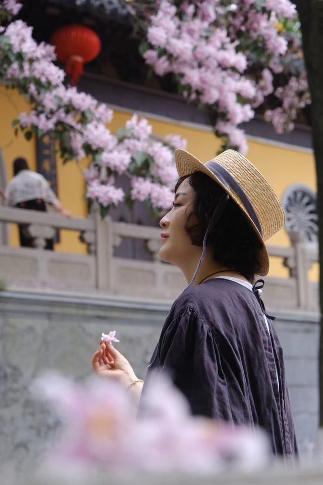赴約常熟清涼寺百年楸樹開花