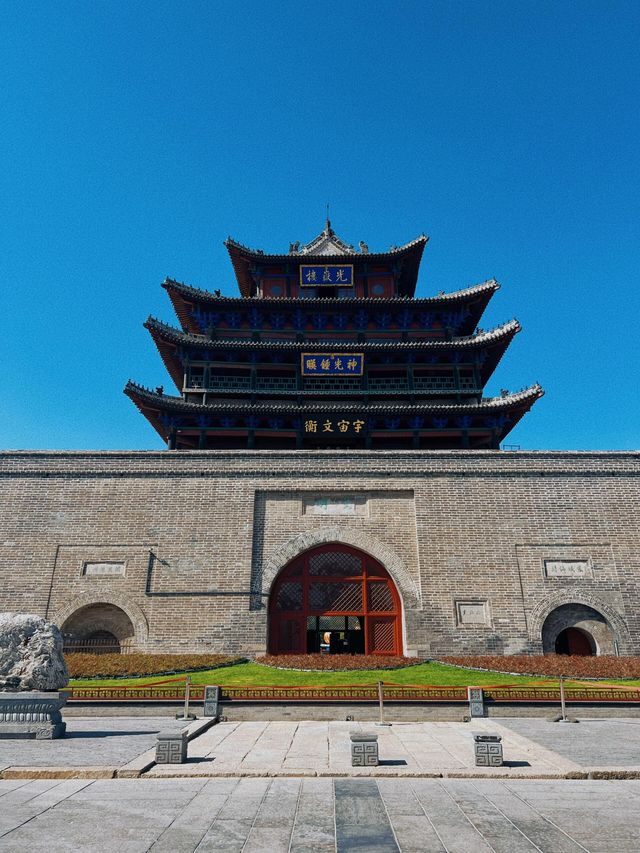聊城光岳樓，歷史與美景的交織