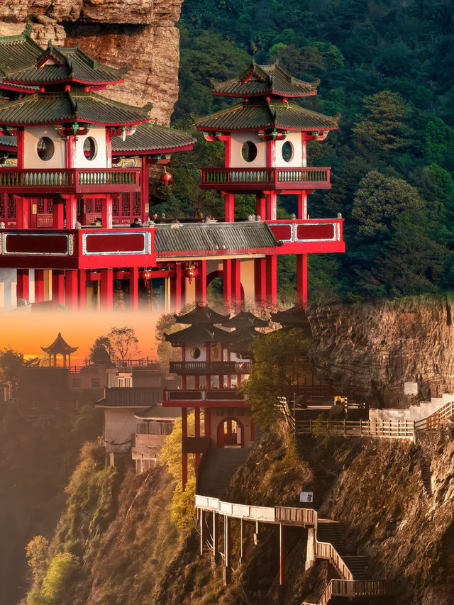 懸空寺已回，真嘅太壯觀喇強烈推薦
